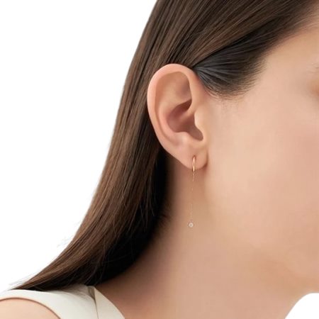 【無料ラッピング】 ヨンドシー 4℃ シルバー イヤリング キュービックジルコニア ...