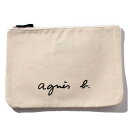 【送料無料】【ラッピング無料】アニエスべー ポーチ ロゴ アイボリー agnes b メンズ レディース ブランド 正規品 新品 ギフト プレゼント 人気 おす...