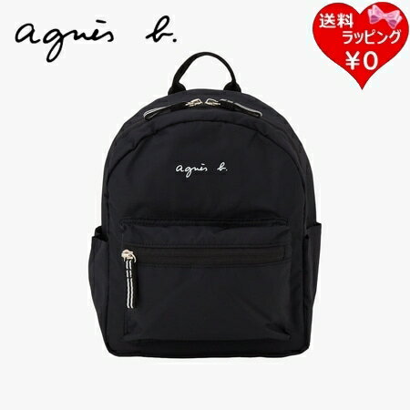 Rakuten - 【無料ラッピング】 アニエスベー agnes b リュック キッズ ユニセックス ロゴ ミニリュックサック ブラック ブランド 正規品 新品 ギフト プレゼント 人気 おすすめ 誕生日 記念日 クリスマス 送料無料
