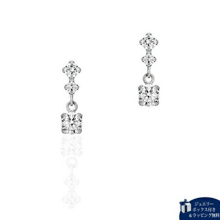 【無料ラッピング】 カナルヨンドシー Canal 4℃ ピアス K10ホワイトゴールド ピアス キュービックジルコニア メンズ ブランド 正規品 新品 ギフト ...