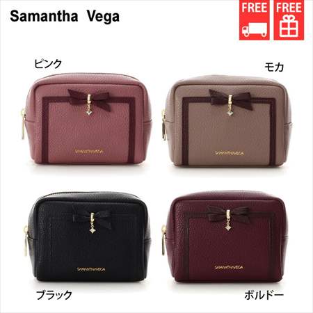 サマンサタバサ Samantha Vega ポーチ リボンポーチ