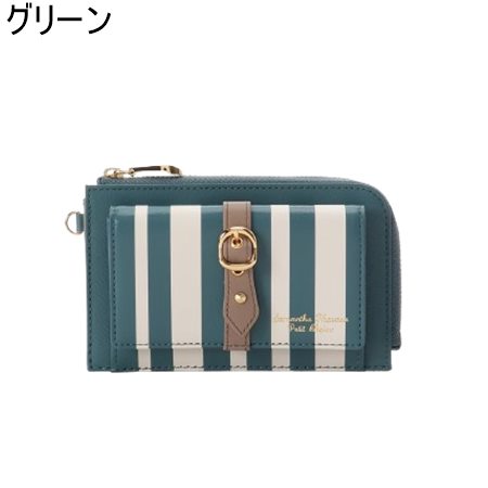 【無料ラッピング】 サマンサタバサプチチョイス Samantha Thavasa Petit Choice ストライプフロントベルト フラグメントケース ブランド 正規品 新品 ギフト プレゼント 人気 おすすめ 誕生日 記念日 クリスマス 送料無料
