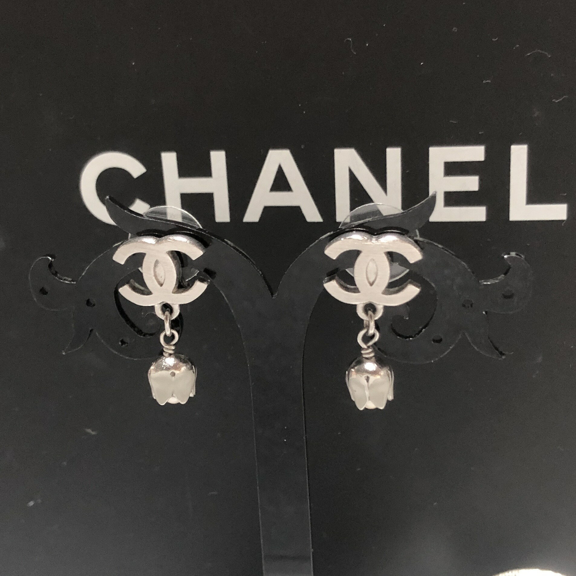 CHANEL シャネル ピアス アクセサリー シルバー レディース ブランド 楽天市場】シルバー(ブランドシャネル)(ピアス|レディース