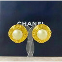CHANEL シャネル イヤリング ココマーク 4連 ロゴ パール 真珠 ゴールド 金 【中古】