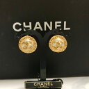 CHANEL シャネル イヤリング ココマーク パール 真珠 チェーン 丸 ゴールド 金 ロゴ ライン ヴィンテージ 【中古】
