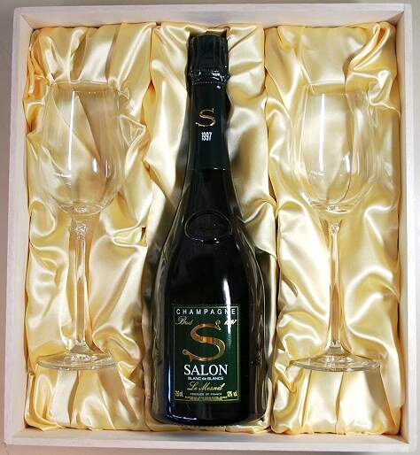 サロン ブラン・ド・ブラン [1997]【グラス付ギフトBOX】Salon Blanc de Blancs Brut Glass with Gift Box