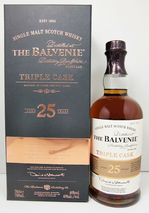 バルヴェニー 25年 トリプル・カスクThe Balvenie 25 years Triple Cask