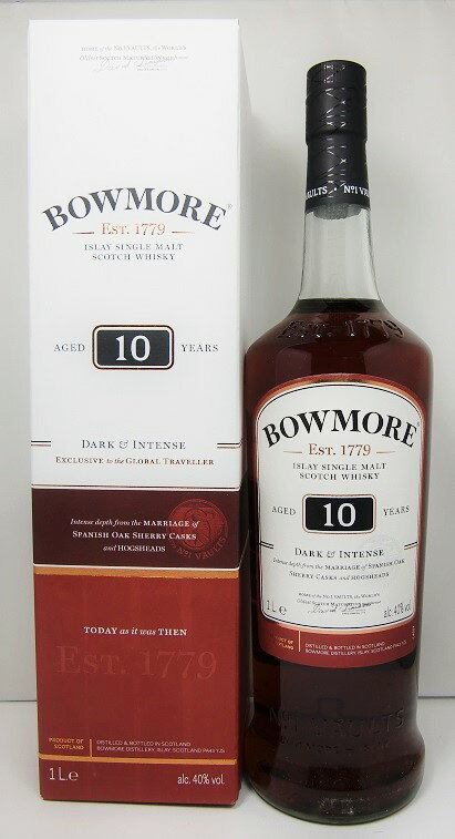 ボウモア 10年 ダーク&インテンスBOWMORE 10 years Dark & Intense