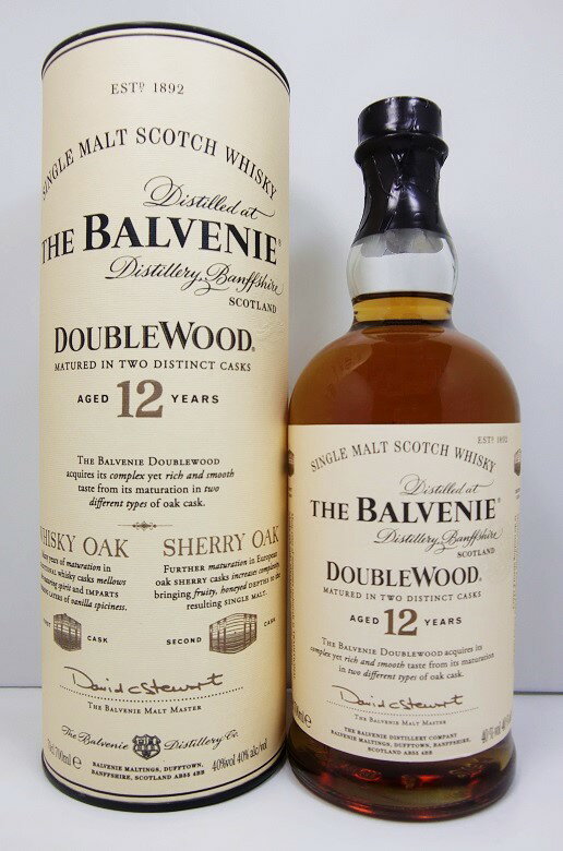 バルヴェニー 12年　ダブルウッドThe Balvenie 12 years Double Wood