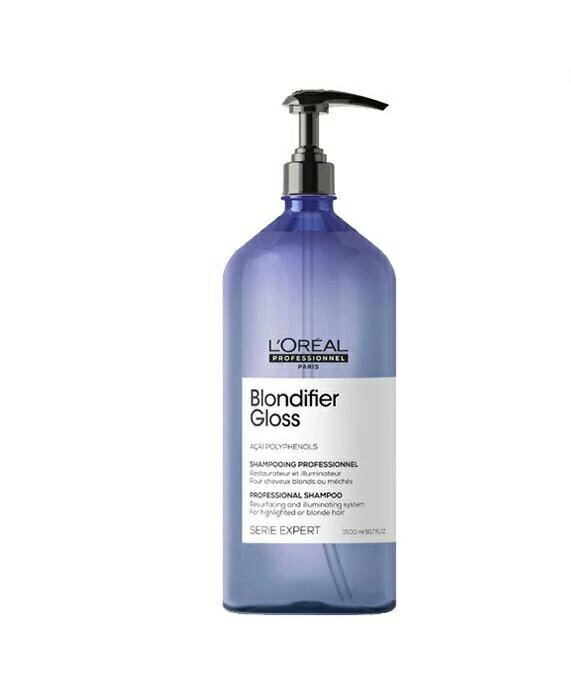 Shampoo - ロレアル セリエ エクスパート ブロンディファイアー シャンプー 1500ml　+　ポンプ