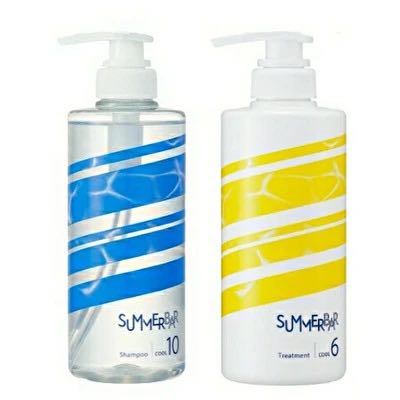 Rakuten - デミ サマーバー シャンプー（クール10）500ml ＋ トリートメント（クール6）490g　ポンプセット