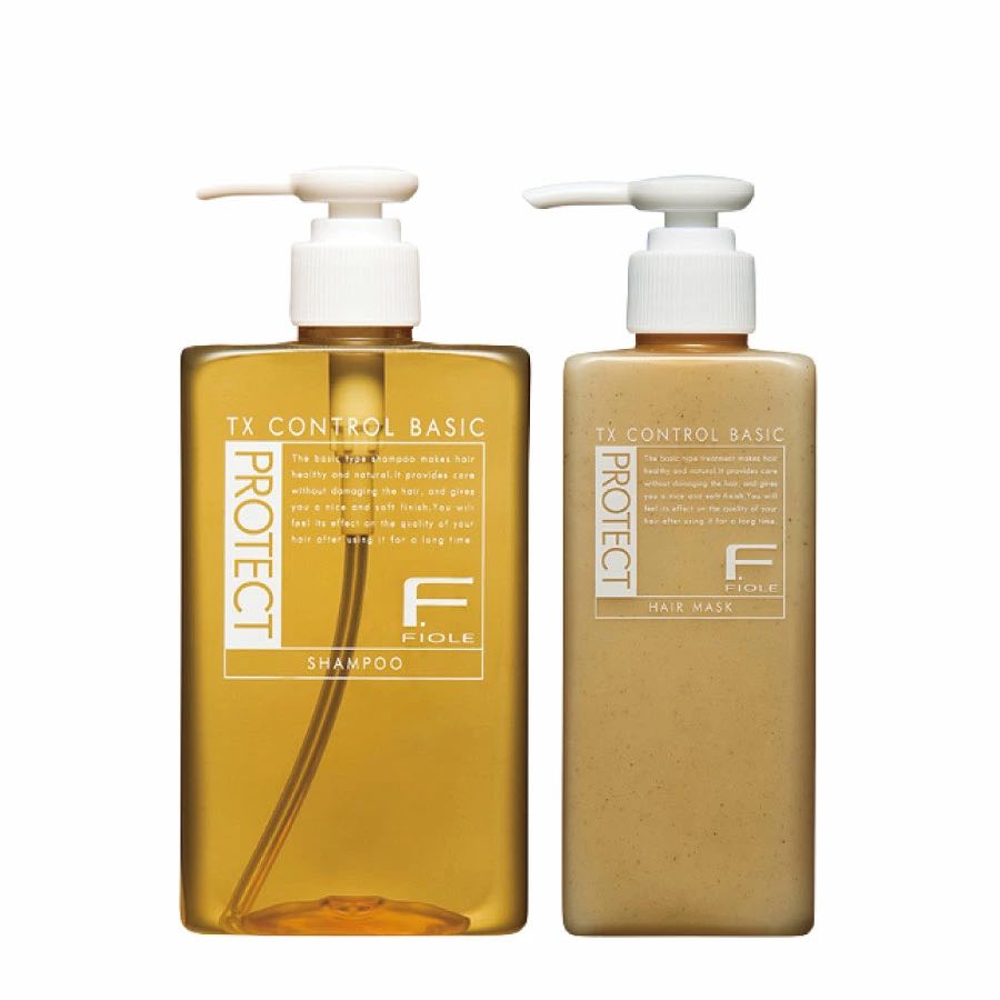 フィヨーレ FIOLE F プロテクト シャンプー ベーシック 300ml + ヘアマスク ベーシック 200g