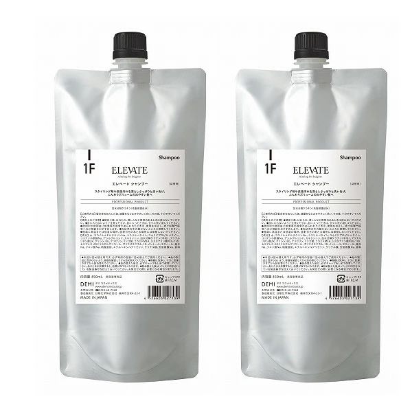 Rakuten - DEMI　ELEVATE　デミ エレベート シャンプー 1F 450mL　レフィル　×2【2個セット】