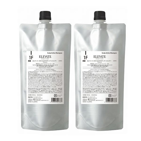 Rakuten - DEMI　ELEVATE　デミ エレベート 薬用 スキャルプアクティブ シャンプー 1F 450mL　×2【2個セット】