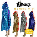マント ケープ ハロウィン コスプレ コスチューム 恐竜 ケープ 帽子付き コスチューム コスプレ ユニセックス 衣装 吸血鬼 巫女 子供用 学生 男女兼用 童話 Halloween パーティーグッズ 子供 衣装 仮装 キャラクター プレゼント ベロア プレゼント 誕生日 ギフト