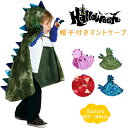マント ケープ ハロウィン コスプレ コスチューム 恐竜 怪獣 帽子付き コスチューム コスプレ ユニセックス 衣装 吸血鬼 巫女 子供用 学生 男女兼用 童話...