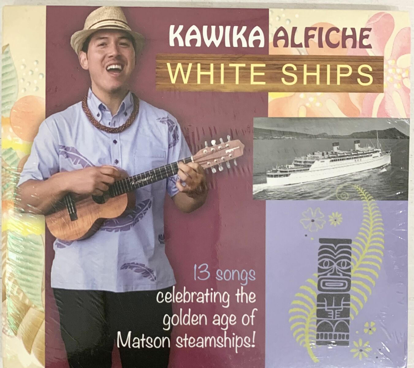 ハワイアン CD Kawika Alfiche/White Ships