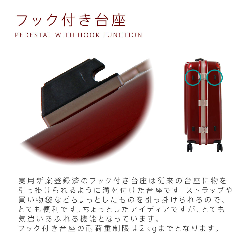 スーツケース キャリーバッグ キャリーバック キャリーケース 無料受託手荷物 大型 L サイズ 7日 8日 9日 10日 ダブルキャスター メーカー1年修理保証 LEGEND WALKER レジェンドウォーカー 5022シリーズの後継モデル 『5122-68』