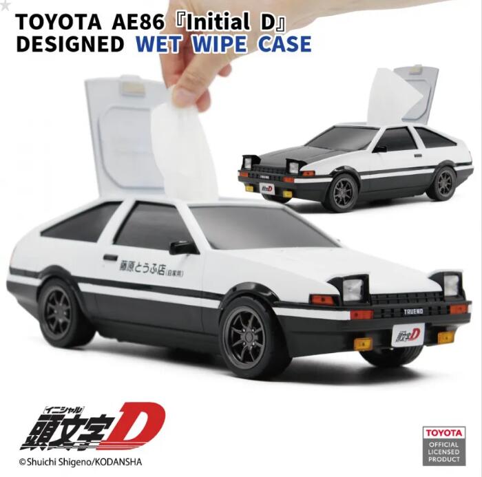 トヨタスプリンター トレノ AE86 ウエットティッシュケース イニシャルD　雑貨 おしゃれ カッコ