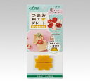 クロバーつまみ細工プレート丸つまみ 和手芸 手作り ハンドメイド アクセサリー 花びら かんざし