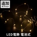 【オプション】 クリスマス 電飾 イルミネーション 『 乾電池式 LED 電飾オプション』 電池式 ツリー 装飾 リース ライト 飾り 玄関 ledライト クリ...