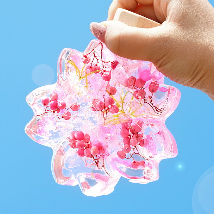 花 プレゼント 花とお菓子 ハーバリウム お花 スイーツ お菓子セット 『サクラノカ...