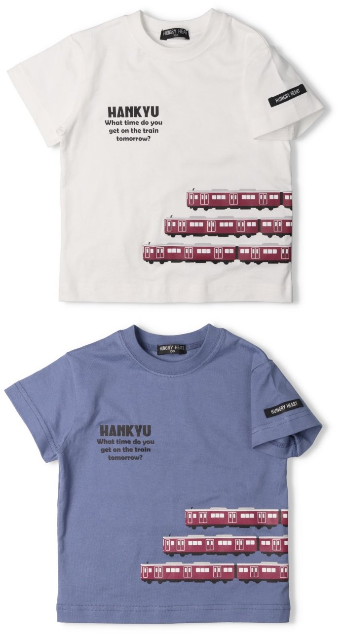 Hungry Heart/ハングリーハート天竺 阪急電車TシャツK34871_25夏 阪急電鉄商品化許諾済のサムネイル