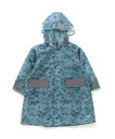 ☆20%OFF☆Ampersand 恐竜柄レインコート【SS サックス】L163013(アンパサンド)
