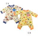 ☆40%OFF☆BIT'Z(ビッツ)4色2柄総柄ちびカバーオール B130012_22春