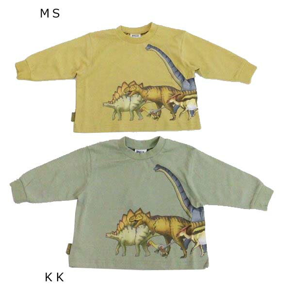 ☆40％OFF☆ BREEZE 恐竜大行進長袖Tシャツ J406952_22秋冬