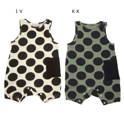☆50%OFF以下☆アンパサンド ドット柄ロンパス L333010_夏
