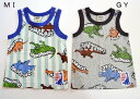 ☆60%OFF☆F.O.KIDS 恐竜総柄タンクトップ R310066_夏