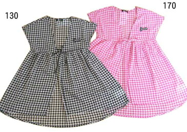 バーゲン50%OFF SISTER JENNI半袖 チェック柄シフォンガウン97235