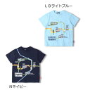 メール便送料無料moujonjon在来線電車路線図半半袖Tシャツ　F32811＿24夏