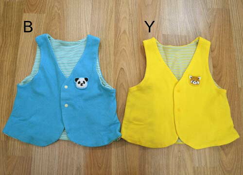 Rakuten - Kid's zoo/ベビーリバーシブルベストW16220-80cmのみ