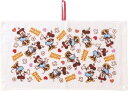 丸眞・おでかけタオル ミニーマウス 約47×25cm エンジョイハート ガーゼ×甘撚糸 綿100% 2005055400
