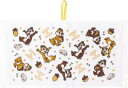 丸眞・おでかけタオル チップ&デール 約47×25cm エンジョイツインズ ガーゼ×甘撚糸 綿100% スタイになるタオル ループタオル 2005055900