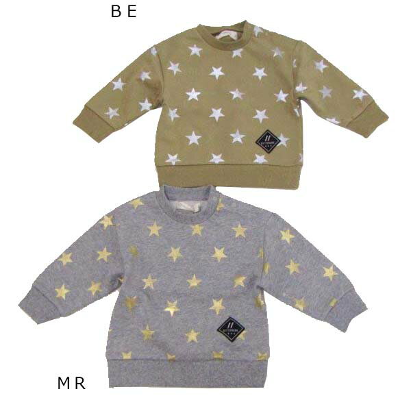 ☆60％OFF☆キムラタンDITTOMARK.　星総柄トレーナー　86315_秋冬