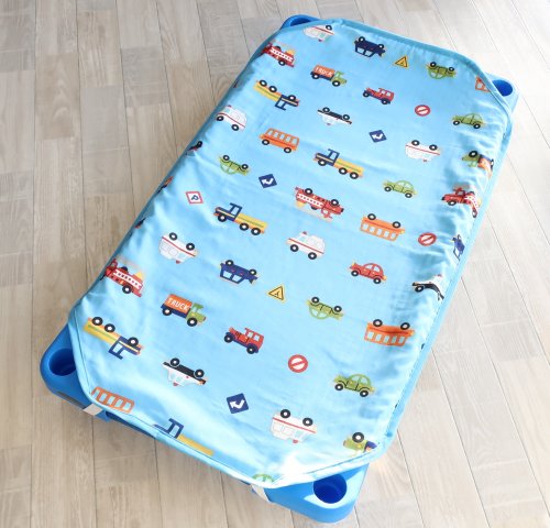 メール便で送料無料 4重ガーゼお昼寝コットカバー【くるまパーク ブルー】L(60cm×150cm)日本製(フジキ) メール便で送料無料 4重ガーゼお昼寝コットカバー【くるまパーク ブルー】L(60cm×150cm)日本製(フジキ)