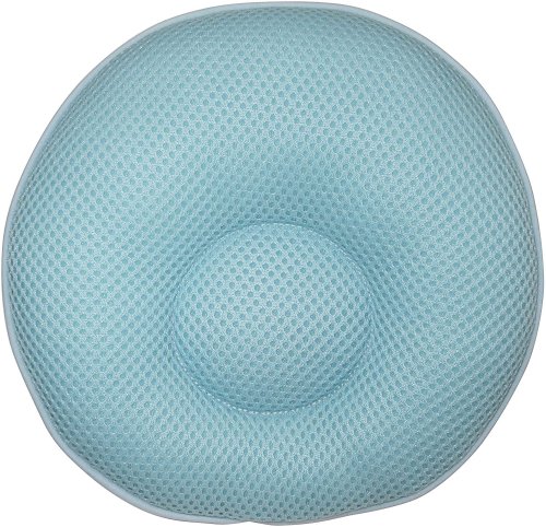 TeLasbaby・頭をやさしくまもるベビーまくら【ライトブルー】メッシュとパイルのリバーシブルタイプ(Baby Pillow Mesh)テラスベビー