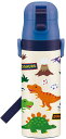 スケーター ロック付ワンプッシュダイレクトステンレスボトル【ディノサウルス】SDC4(470ml)(DINOSAURS)