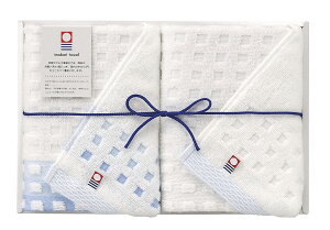 【内祝いギフト 送料無料】imabari towel（今治タオル）蒼海ウォッシュタオルセット【出産内祝 内祝い お返し 返礼 送料込み】 【御出産御祝 お祝い返し 出産祝い 御歳暮 新築祝 初節句内祝】