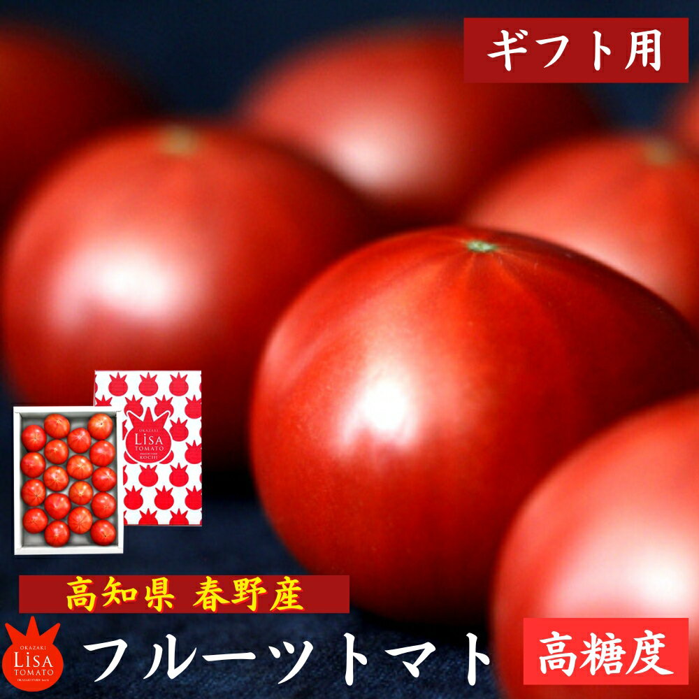 高知県春野産 高濃度 フルーツトマト 約1kg おかざき農園 リサ・フルーツトマト 贈答用 高糖度 収穫当日発送 ギフト プレゼント お取り寄せのサムネイル