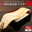国産 無投薬 うなぎ 白焼き 超特大 約250g×3本 グルテンフリーのたれ 土用の丑 誕生日 プレゼント 父の日 お中元 御中元 ギフト 贈答用 お取り寄せ お取り寄せグルメ 送料無料 最強翌日配送