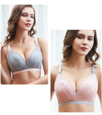 授乳ブラレース授乳ブラジャーノンワイヤーブラおしゃれかわいいマタニティ前開き大きいサイズインナー産前産後授乳授乳用ブラジャー下着授乳用ブラ