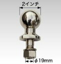 ■ボールサイズ：2インチ ■シャフト径：19mm ※角型ヒッチマウントには適しません。※店頭受け取りにつきまして※店舗での受け渡し・ご来店につきましては、原則ご予約を頂いております。繁忙期のご予約無しのご来店につきましては、受付出来ない場合がございます。予めご了承ください。■A-1-3　