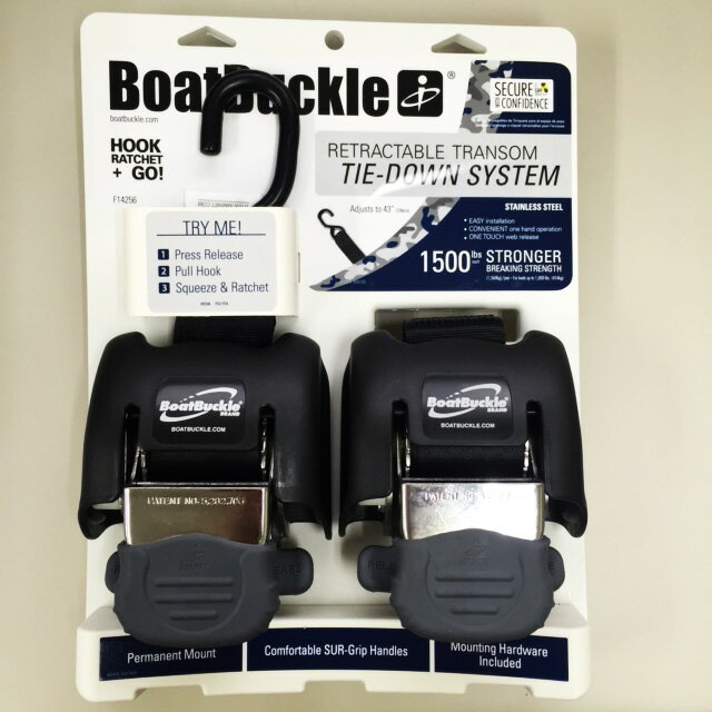 BLAST TRAIL（ブラストトレイル）トランサムタイダウン（固定式）ステンレス製※特別送料