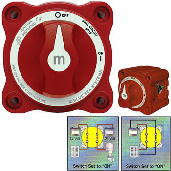 BLUE SEA SYSTEMSデュアルサーキット ミニON/OFF 6010