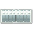 BLUE SEA SYSTEMDC防水スイッチパネル 8連