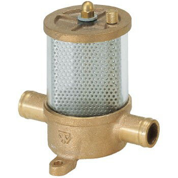 一体型ホース用単式海水濾器17mm　S17※メーカー取り寄せ商品※納期：メーカー確認後連絡※特別送料